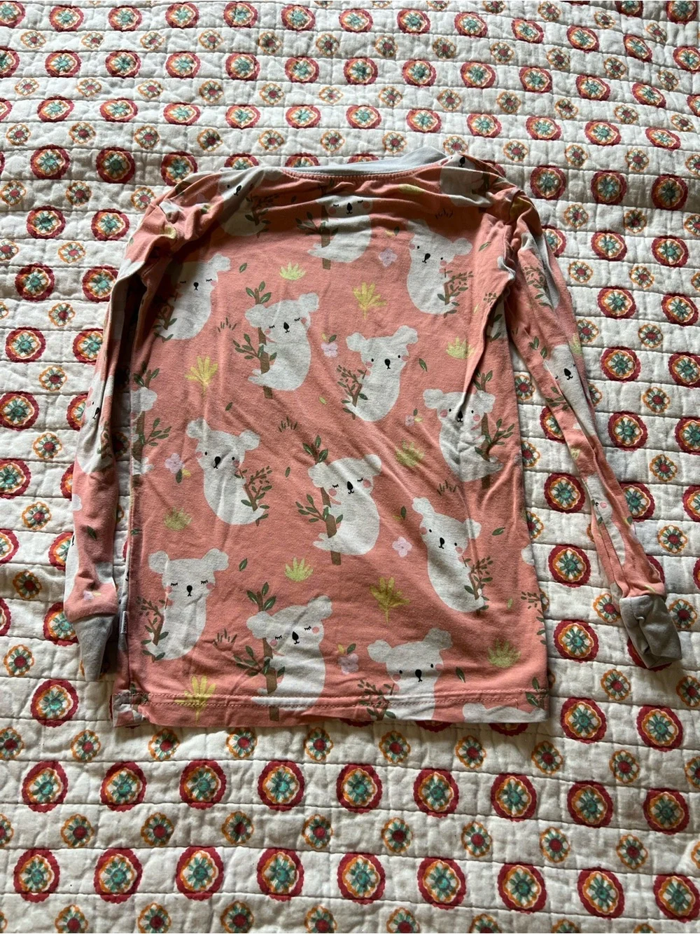 Little Sleepies Koala Long Sleeve Bamboo Pajama shirt size 3T